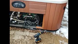 troubleshooting Hot Spring tub not heating blinking error [upl. by Eizeerb]