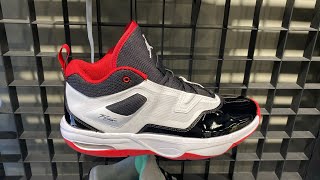 Jordan Stay Loyal 3 WhiteBlackGym Red  Style Code FB1936101 [upl. by Ribal]