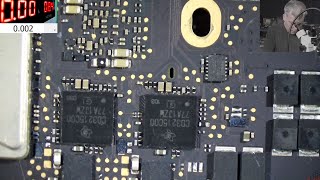 MacBook A1932  no power after water damage  CD3215 chip replacement [upl. by Fern169]