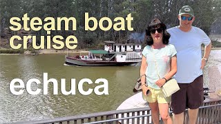 A cruise on the paddle steamer Pevensey on the Murray River  Echuca [upl. by Oderf]