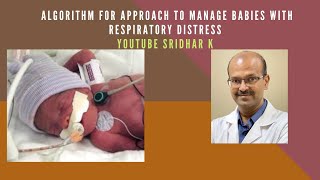 Algorithm for approach to manage babies with respiratory distress respiratorydistress nicu [upl. by Benoit]