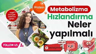 METABOLİZMA HIZLANDIRAN BESİNLER [upl. by Aydiv]