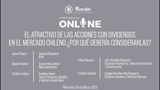 Conferencia Online  El atractivo de las acciones con dividendos en el mercado chileno [upl. by Eirrehc]