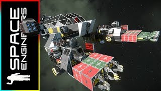 Blackjack Mining and Salvage Ship  Space Engineers Vanilla [upl. by Piefer766]