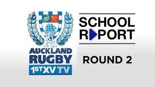 SCHOOL REPORT Rd 2  Auckland 1st XV TV 2015 [upl. by Hseyaj710]