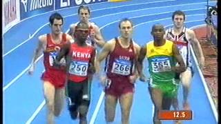 Wilfred Bungei vence en 800 Cto Mundial indoor Moscú 2006 [upl. by Dimitri615]