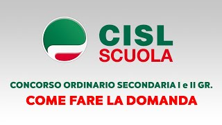 Concorso Ordinario Secondaria [upl. by Custer]