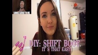 How To DIY Shift Boot No Sewing [upl. by Randolf]