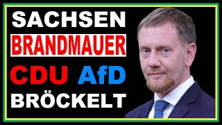 Sachsen Die BRANDMAUER zur AfD bröckelt [upl. by Etyam]