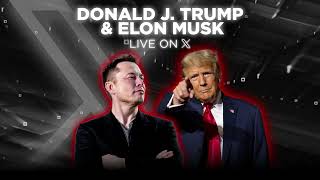 President Trumps Interview with Elon Musk on X [upl. by Liuqnoj648]