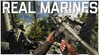 REAL MARINE vs SOVIET INVADERS  ARMA Reforger [upl. by Ahsemak]