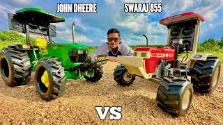 RC Swaraj 855 FE Tractor Vs RC Tochan King Tractor  Chatpat toy TV [upl. by Rossner]