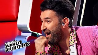 JawDropping Blind Auditions that SHOCKED The Voice Coaches [upl. by Eitsud]