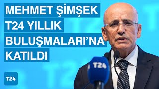 Bakan Şimşek T24 Yıllık Konferansında konuştu EYTnin maliyeti kalıcı KKMden çıkmakta kararlıyız [upl. by Ekud]