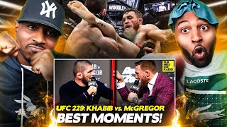 Khabib vs McGregor Press Conference Reaction THIS WAS WILD [upl. by Valeda]