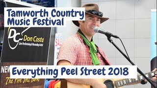 Tamworth Country Music Festival  Peel Street 2018 [upl. by Yraek]