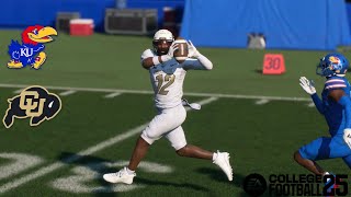 Colorado vs Kansas  EA SPORTS College Football 25 [upl. by Epillihp745]