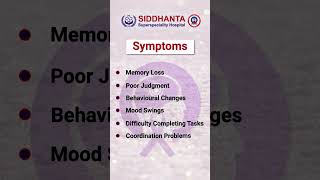 World Alzheimers Day  Symptoms of Alzheimers Disease  Siddhanta Superspeciality Hospital Bhopal [upl. by Reiss]