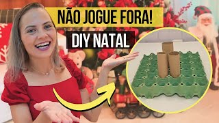 DIY NATAL 2023🎄Faça Você Mesmo LINDA DECORAÇÃO GASTANDO POUCO ✨Ideias Baratinhas Para o Natal [upl. by Burhans]