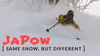 same snow but different  JaPow 2018 a japan SKI movie [upl. by Malvin317]