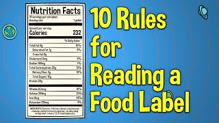 10 Rules For Reading a Food Label [upl. by Sofko305]