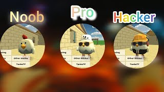 Noob Vs Pro Vs Hacker Chicken Gun kolot [upl. by Zurn381]