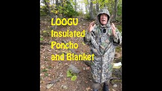 LOOGU Insulated Poncho and Blanket [upl. by Walliw]