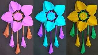 Easy and Paper Wall Hanging Ideas A4 sheet Wall decorNSB paper crafts [upl. by Elkin]