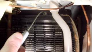 Home Refrigerator Cleaning the Condenser Part 4 [upl. by Nicholl]