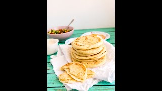 Easy Pita Bread Recipe  Homemade Pita on the Stovetop [upl. by Asiek]