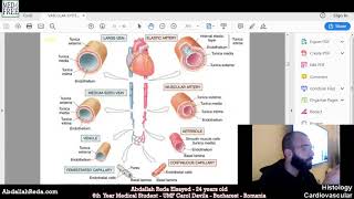 مكونات الدورة الدموية Components of the blood circulation CVS 3 of 8  عبد الله رضا MD [upl. by Routh]