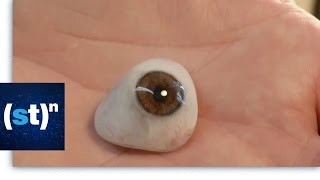 Strikingly Real Prosthetic Eyes  SciTech Now [upl. by Anivlac691]