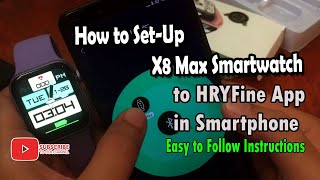 How To CONNECT Hryfine App To iPhone 12Hrs Time Call Settings WhatsApp Dial Settings [upl. by Silvanus729]