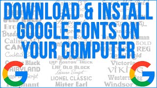 Downloading fonts and using them in your design with CSS [upl. by Wendy]