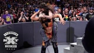 Shayna Baszler viciously slams Nikki Cross onto the steel entrance ramp NXT TakeOver Chicago II [upl. by Kahaleel]