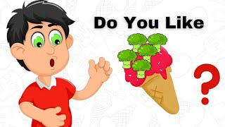 Do You Like Broccoli Ice Cream  🤔  Food Song For Kids  KidPreps [upl. by Petronella]