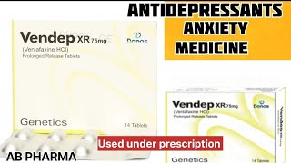 Vendep xR 75mg uses in Urdu  Antidepressant Drugs  venlafaxine uses in Urdu  Vendep medicine [upl. by Nodab]