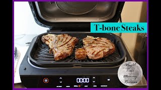 Tbone Steaks  NINJA FOODI GRILL XL [upl. by Toombs]