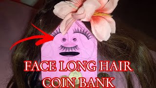 ASMR  FACE LONG HAIR COIN BANK TRINDING SATISFYING [upl. by Ayk]