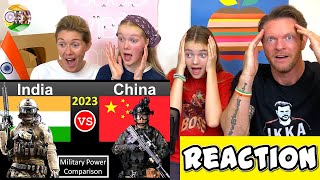 INDIA vs CHINA MILITARY POWER COMPARISON REACTION  BigAReact [upl. by Edva979]