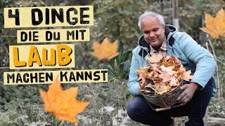 Kann man die Blätter aller Baumarten im Garten nutzen Laub im Gemüsegarten sinnvoll einsetzen [upl. by Leonhard]