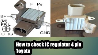 How to check IC regulator 4 pin Ramzan auto Elec [upl. by Ahsienek716]