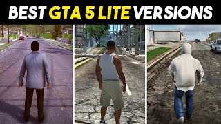 Play These GTA 5 Lite Versions 😍 In Your Low End PC [upl. by Cheatham]