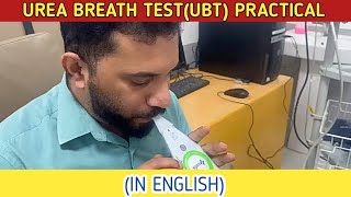 Urea breath test for H pylori bacteria detection Practical videoEasy to understand in English [upl. by Aretahs]