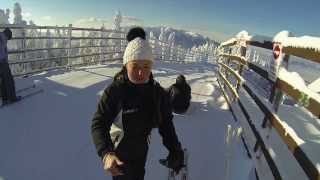 First time skiing 2014 Poiana Brasov Romania [upl. by Savdeep]