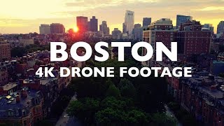 BOSTON Stunning Drone Footage 4K [upl. by Marissa]