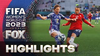 Japan vs Costa Rica Highlights  2023 FIFA Womens World Cup [upl. by Einniw]