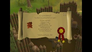 At First Light  OSRS  Quest [upl. by Aicil]