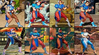 Evolution of CHUNLI in Street FIghter Games  2K 60FPS [upl. by Christyna]