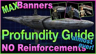 Profundity guide NO REINFORCEMENTS vs Executor Mirrors amp Negotiator  Max Banners  SWGOH [upl. by Sigler]